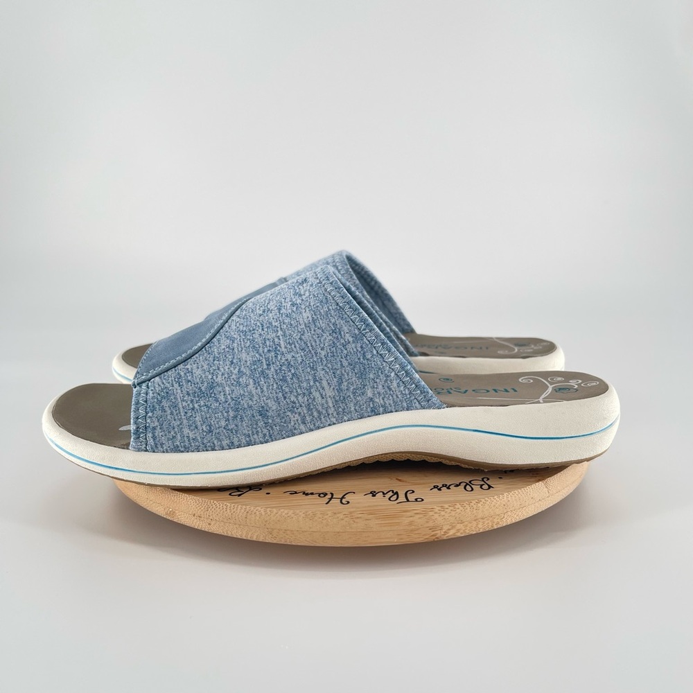 Ingaro Sport Sunset Sandals Women Size 8 Blue Cushion Slip-on Slides - Picture 4 of 16